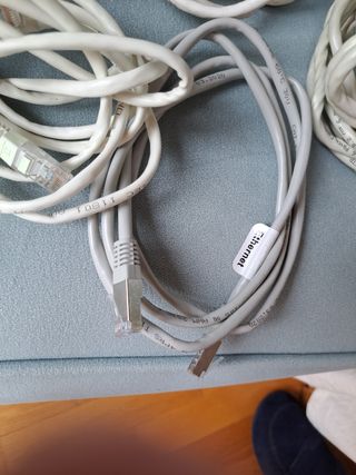 17 Cable para wifi ethernet conector fibra óptica