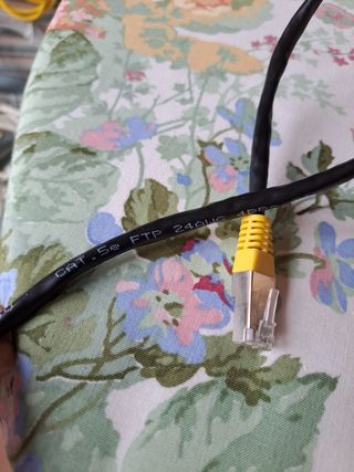 17 Cable para wifi ethernet conector fibra óptica