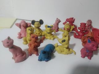 Bambole di gomma Disney 1970