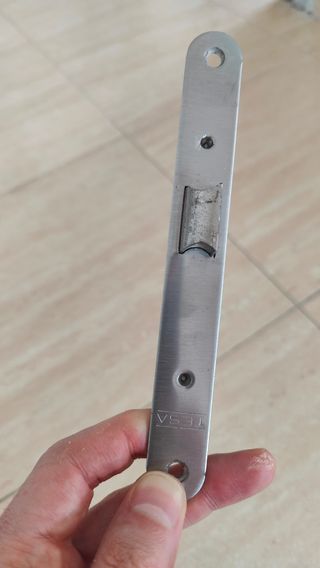 7 Picaportes 50mm canto redondo