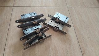 7 Picaportes 50mm canto redondo