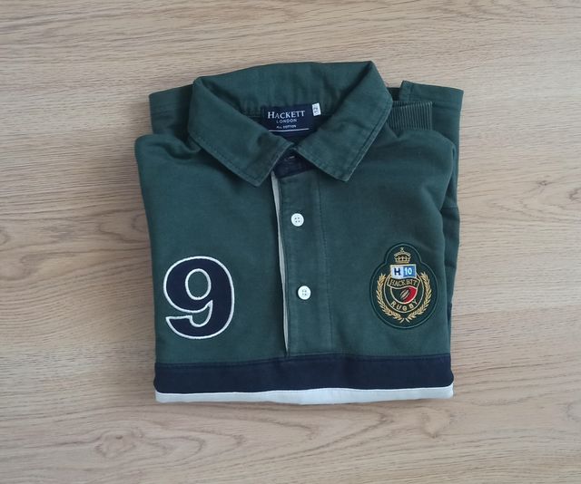 Polo manga larga, niño, HACKETT