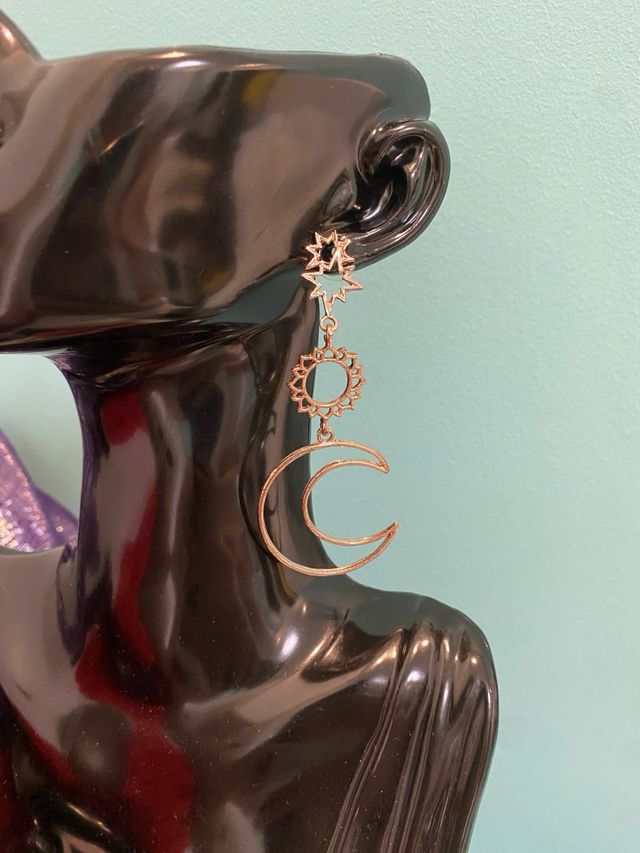 Orecchini sole luna stelle