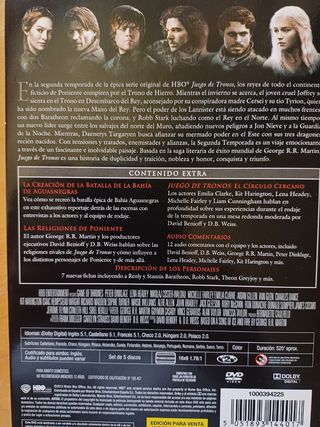 DVD Juego de Tronos