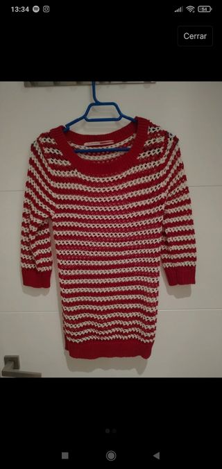 Jersey rayas Blanco y rojo