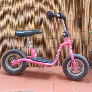 Bicicleta sin pedales Puky. Rosa.