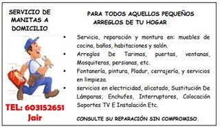 Servicio de manitas a domicilio