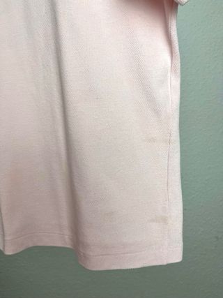 Polo Lacoste mujer XS logo bordado rosa