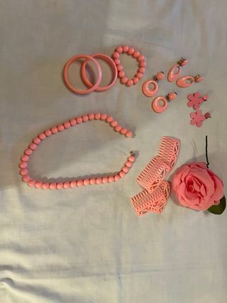 Conjunto de complementos de flamenca niña