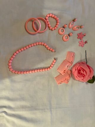 Conjunto de complementos de flamenca niña
