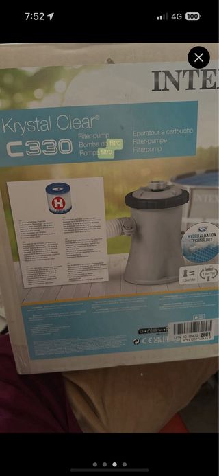 Piscina 3077 litros + filtro