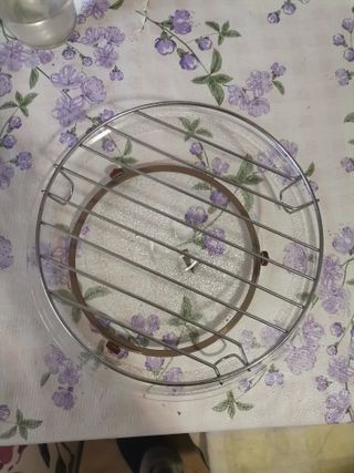 Plato + grill microondas