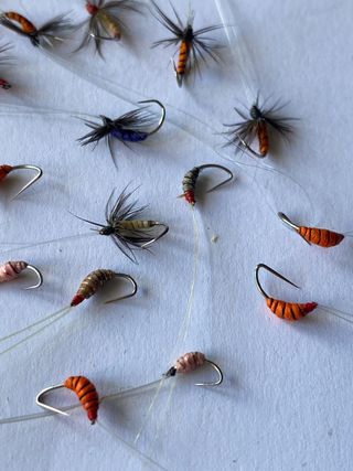 n.18 mosche artificiali per temoli