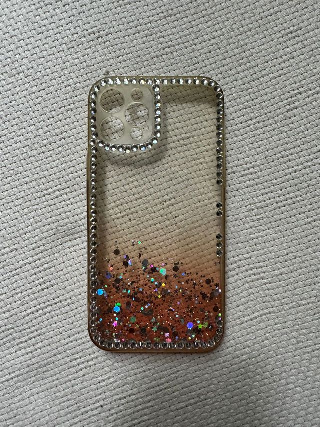 Carcasa / Funda Iphone 12 pro con brillos