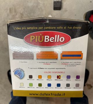 Copridivano 3 posti bordeaux