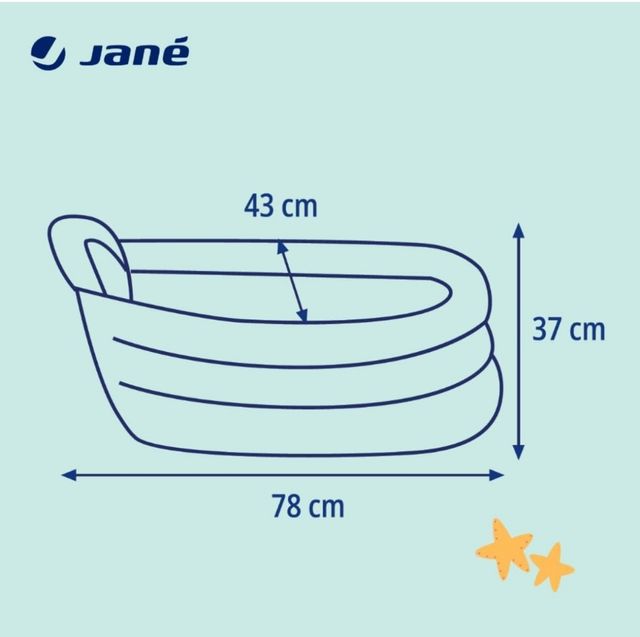 Bañera bebé portátil jane