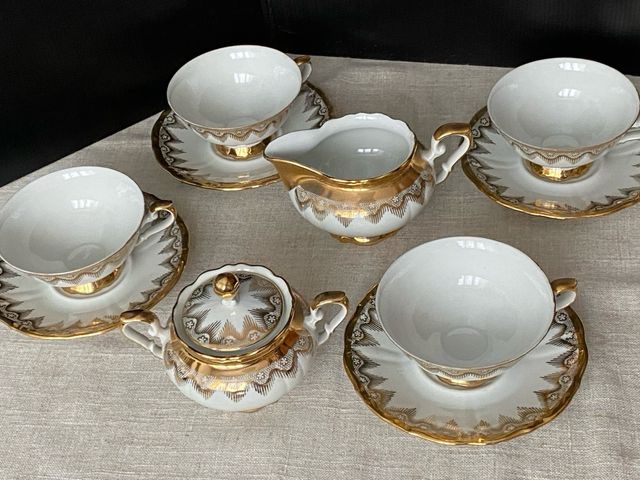 Piccolo servizio the per 4 bavaria oro