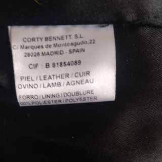 Chaquetón de piel
