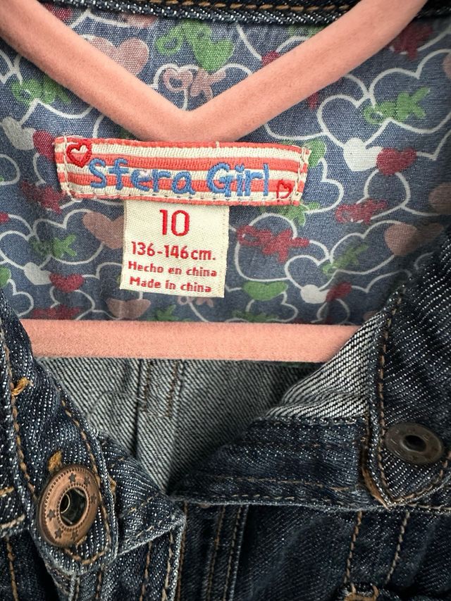 Vestido vaquero T.10 años