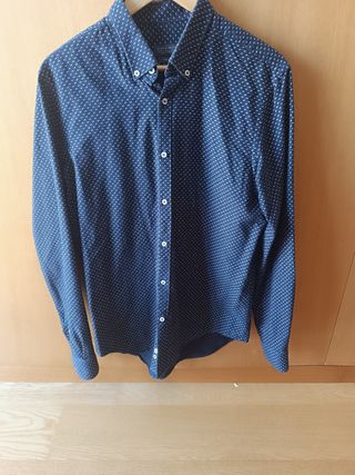 Camisa Zara Man Slim Fit talla L 
