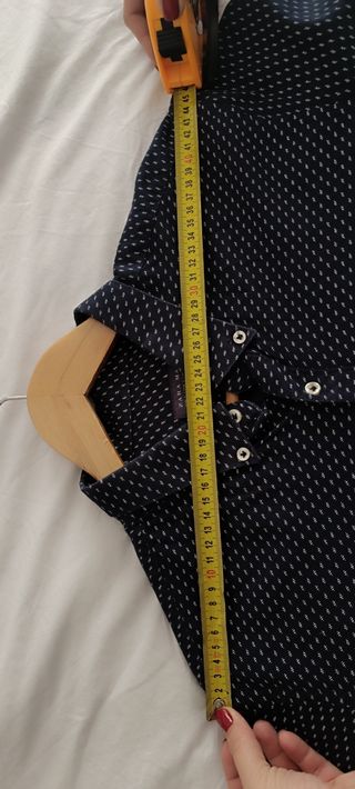 Camisa Zara Man Slim Fit talla L 