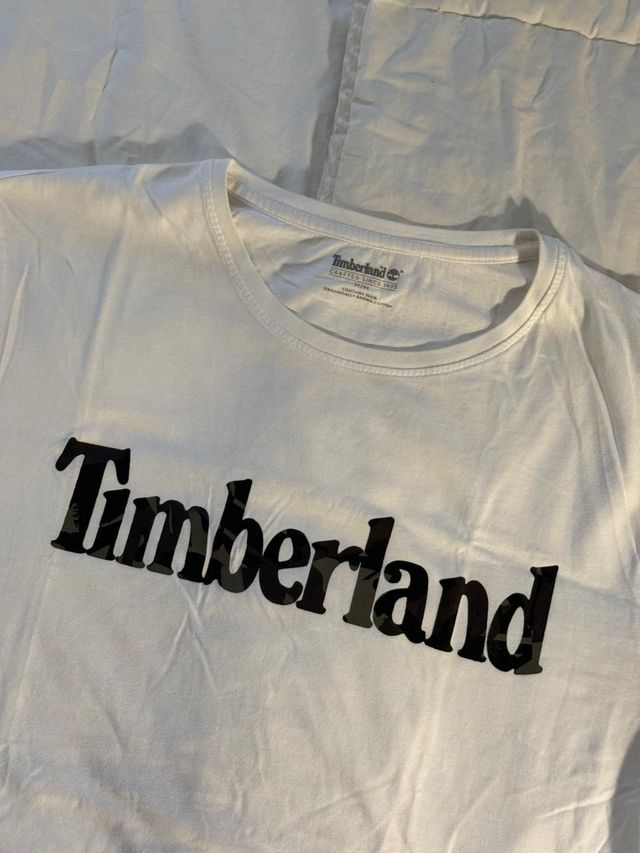 Camiseta blanca Timberland - Talle M