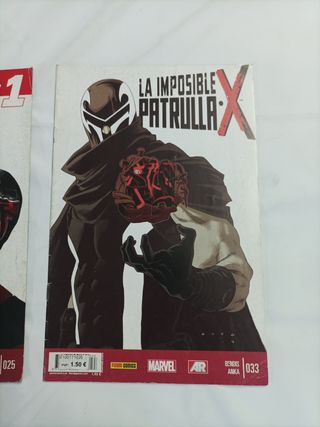 CÓMICS LA IMPOSIBLE PATRULLA X