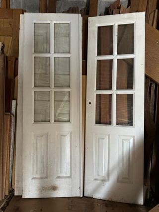 Puerta con cristales