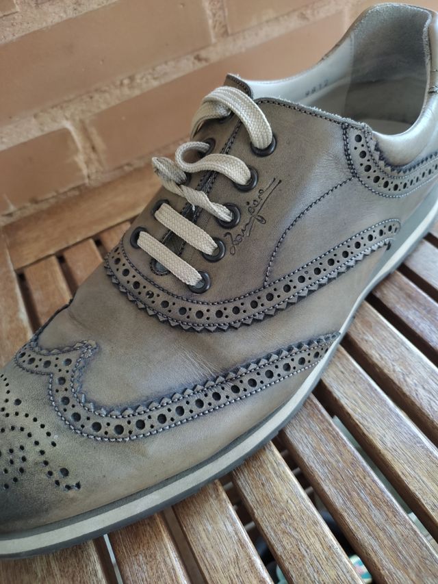 Zapato caballero con cordonera