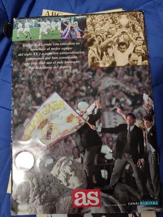 Album y monedas oficiales Real Madrid