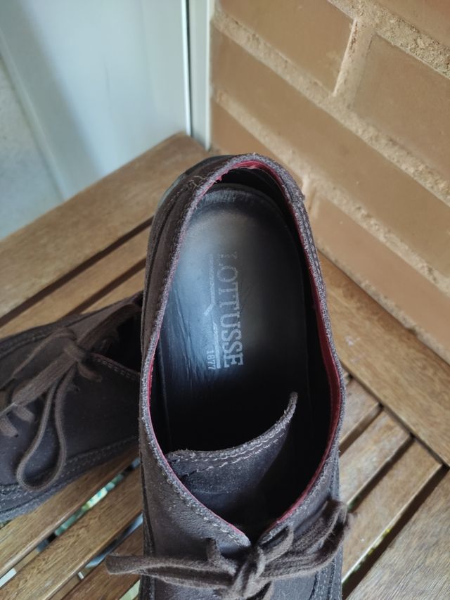 Zapatos caballero de ante lottusse