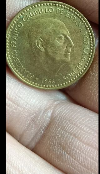 Moneda ,peseta del año 66