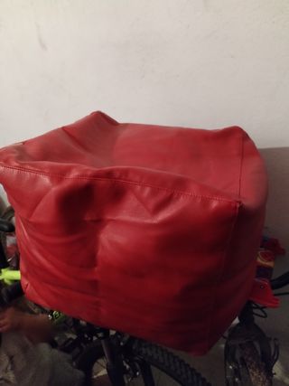 Puf asientos en Rojo
