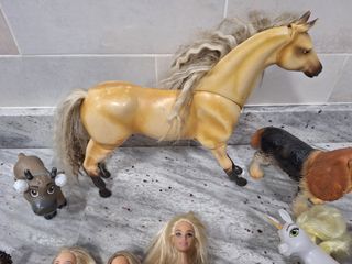 Lote Barbie y animales