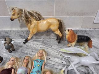 Lote Barbie y animales