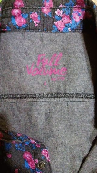 Camisa vaquera floral