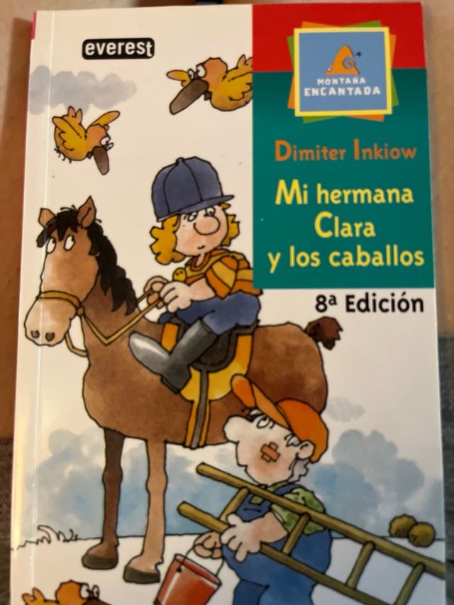 Mi hermana Clara y los caballos.Everest