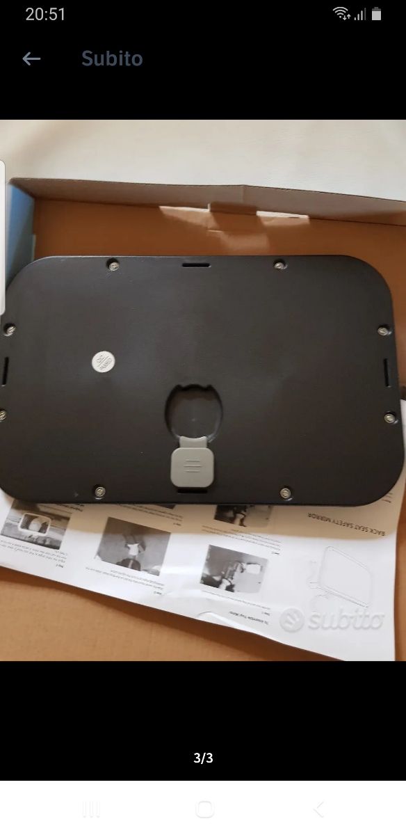 Specchietto auto controllo bambini