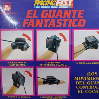 Coche teledirigido guante