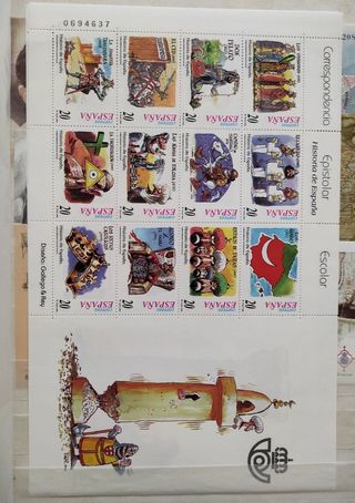 Año 2000 colección sellos y hojitas ESPAÑA