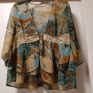 Sobreblusa con volante