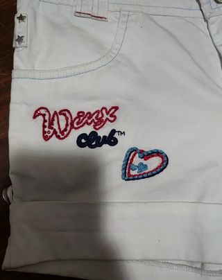 Shorts pantaloncini bianchi 14 anni winx