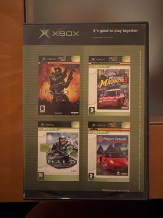 pack de xbox 4 juegazos halo halo2