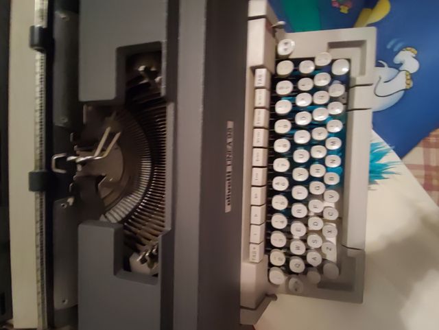 Máquina de escribir.