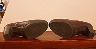 ZAPATOS DE DAMA MARRONES- TALLA:36.