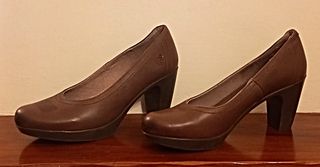 ZAPATOS DE DAMA MARRONES- TALLA:36.