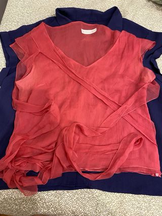 Blusa seda fiesta, Purificación García