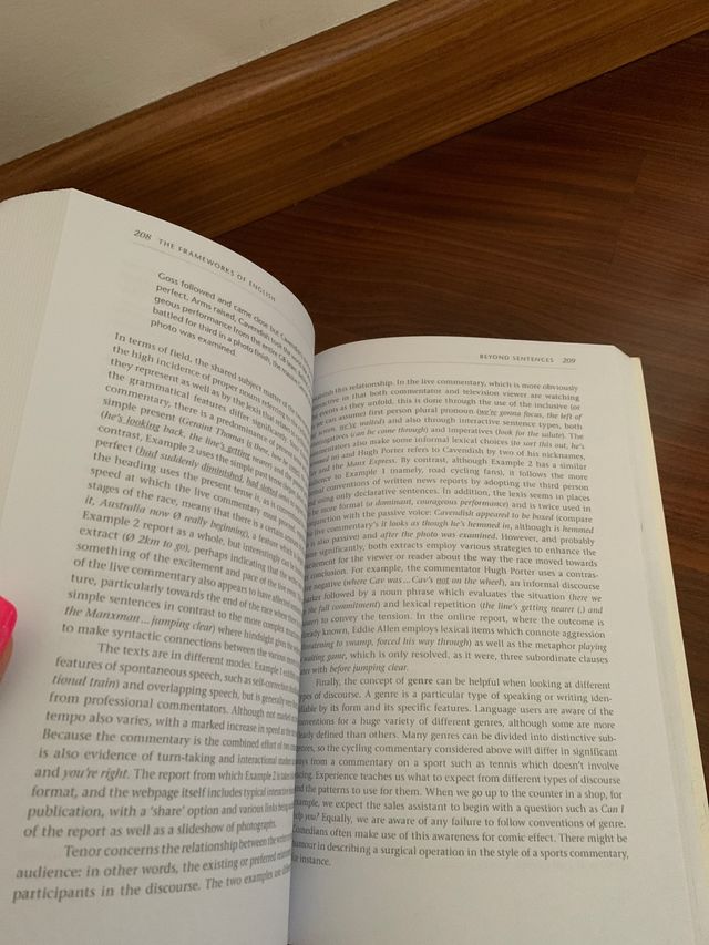 The Frameworks of English