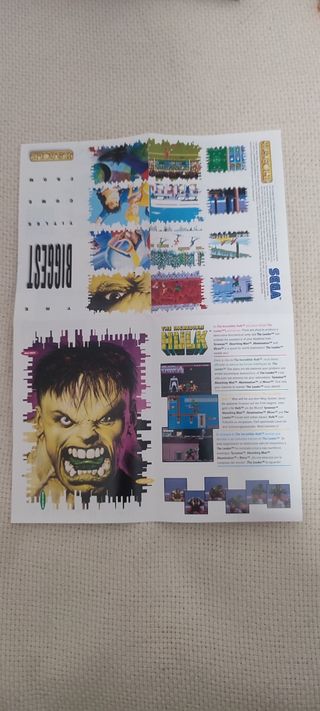 Folleto sega Game gear 