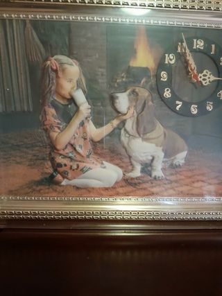 Reloj pared decoración